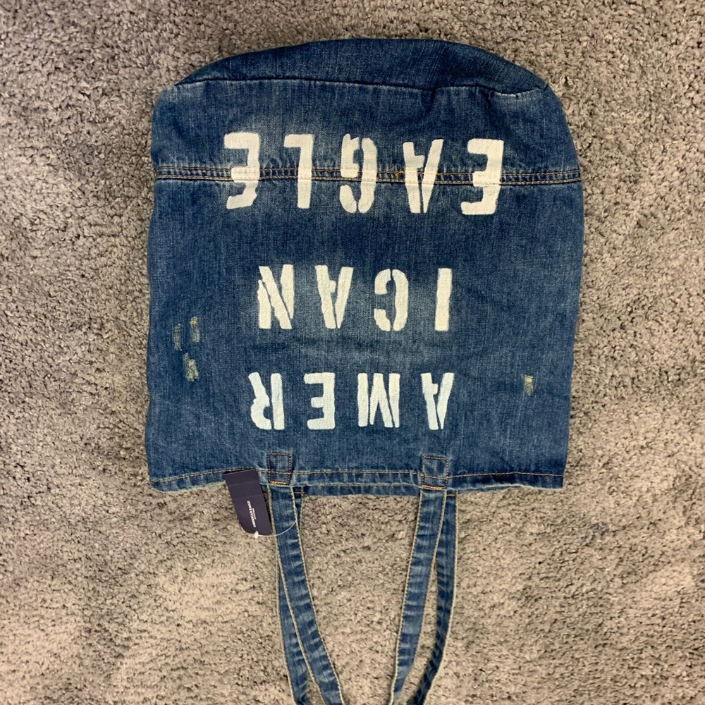 American Eagle denim tote bag, new with tags.